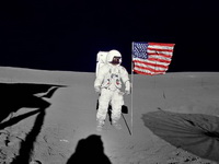 Искусственный интеллект Google объявил подделкой знаменитое фото американцев на Луне